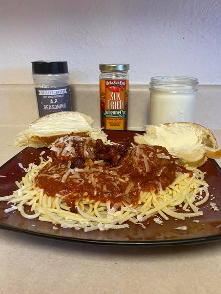 Sangres Weeknight Spaghetti & Meatballs by Brandt Y.