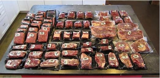 Quarter Beef Package: 120lbs - Fall Beef Herd