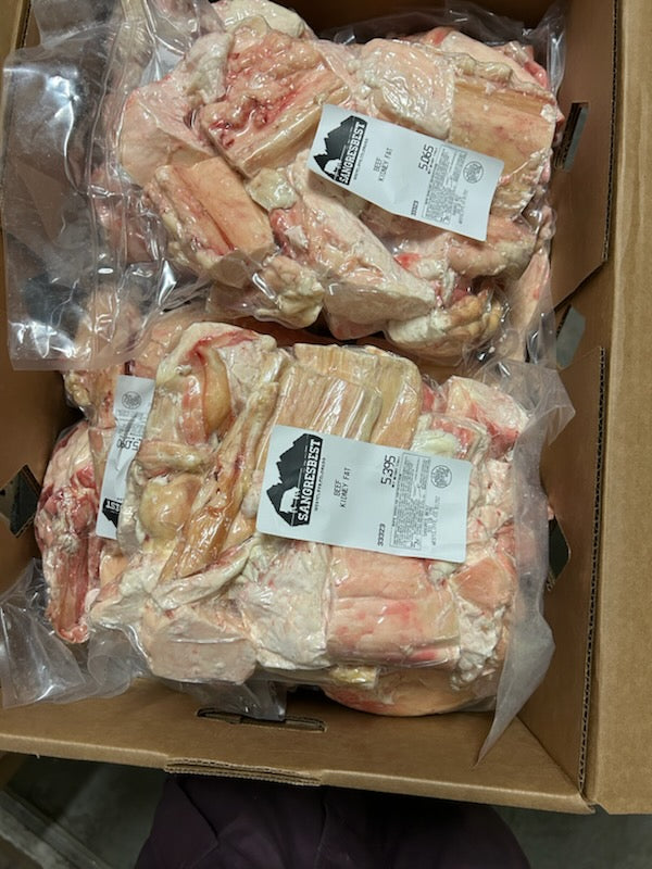 Premium Beef Fat Trimmings:  15-19 lbs.