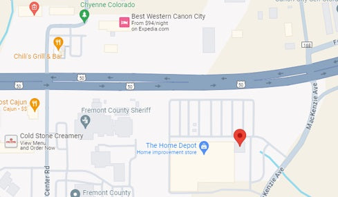 2025 PICKUP: Home Depot @ 141 MacKenzie Ave, Cañon City, CO 81212