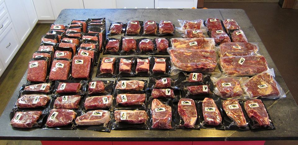 Quarter Beef Package: 120lbs - Fall Beef Herd