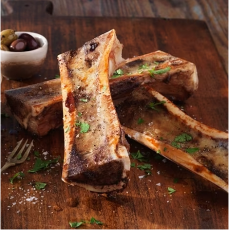 Assorted Beef Bones: 20lb Box - Split Marrow and Soup Bones
